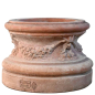 Preview: Base en terre cuite d’Impruneta – socle décoratif artisanal au style Renaissance italien