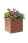 Preview: Le bac à fleurs carré à cannelures antiques