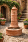 Preview: Fontanello con Decoro – fontaine en terre cuite d’Impruneta avec lys florentin