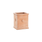 Preview: Pilone con rosette – bac à fleurs rectangulaire haut en terre cuite d’Impruneta, élégance classique italienne
