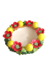 Preview: Assiette décorative en céramique de Toscane avec citrons et fleurs
