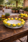 Preview: Plat de service en céramique italienne avec citrons – Artisanat méditerranéen de Toscane