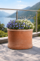 Preview: Pot de fleurs ovale en terracotta d’Impruneta au style classique méditerranéen