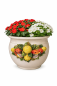 Preview: Vase en céramique toscane aux grenades et citrons