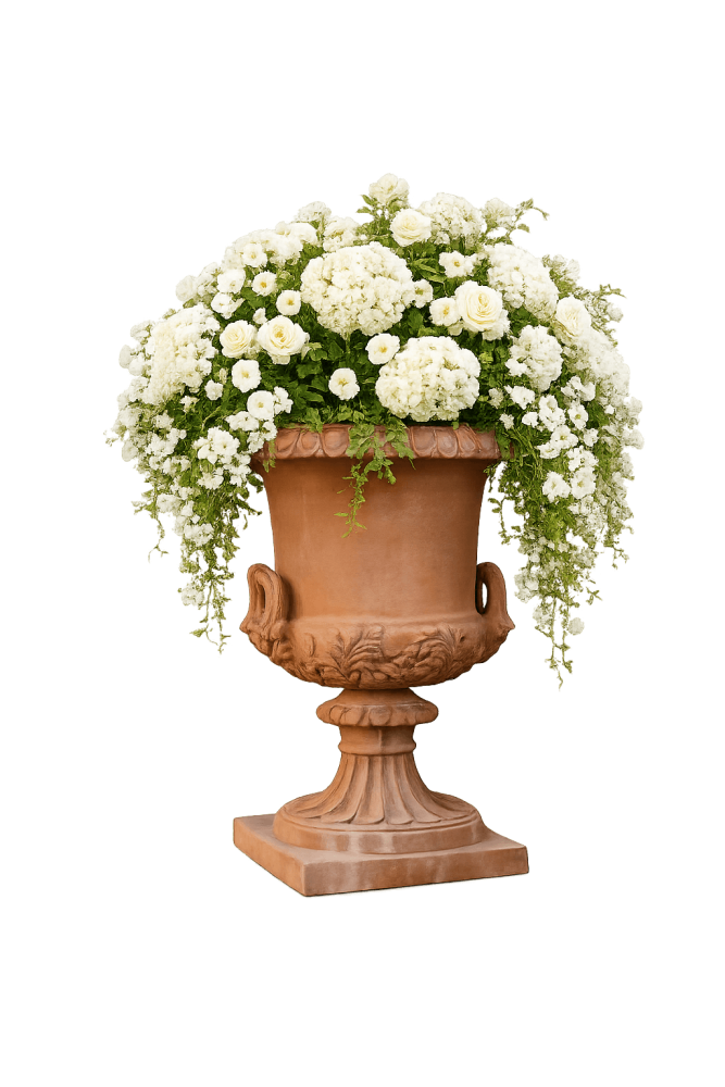 Vase coupe Empire en terre cuite Impruneta Ø65 × 90 cm