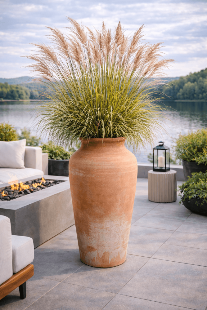 Anfora Collo Corto en terracotta Impruneta – amphore classique à col court d’inspiration antique