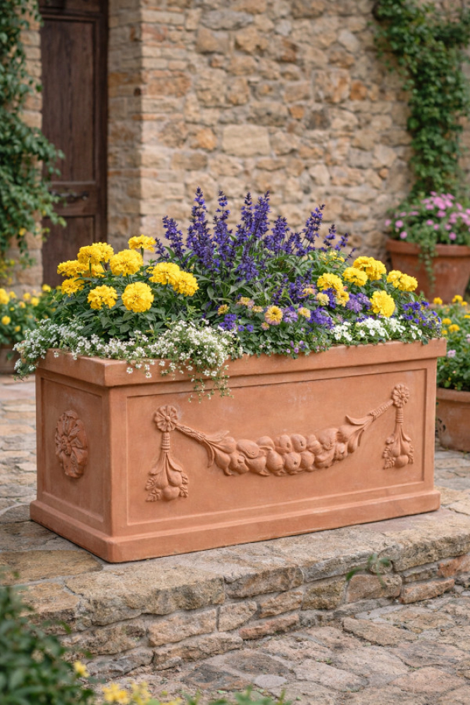 Bac rectangulaire Impruneta