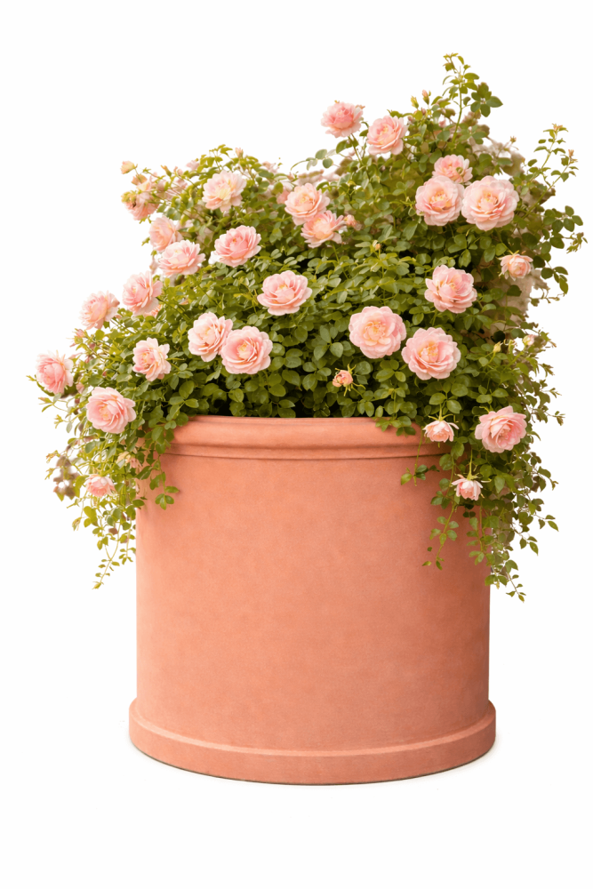 Semicolare liscio – pot mural classique en terre cuite d’Impruneta