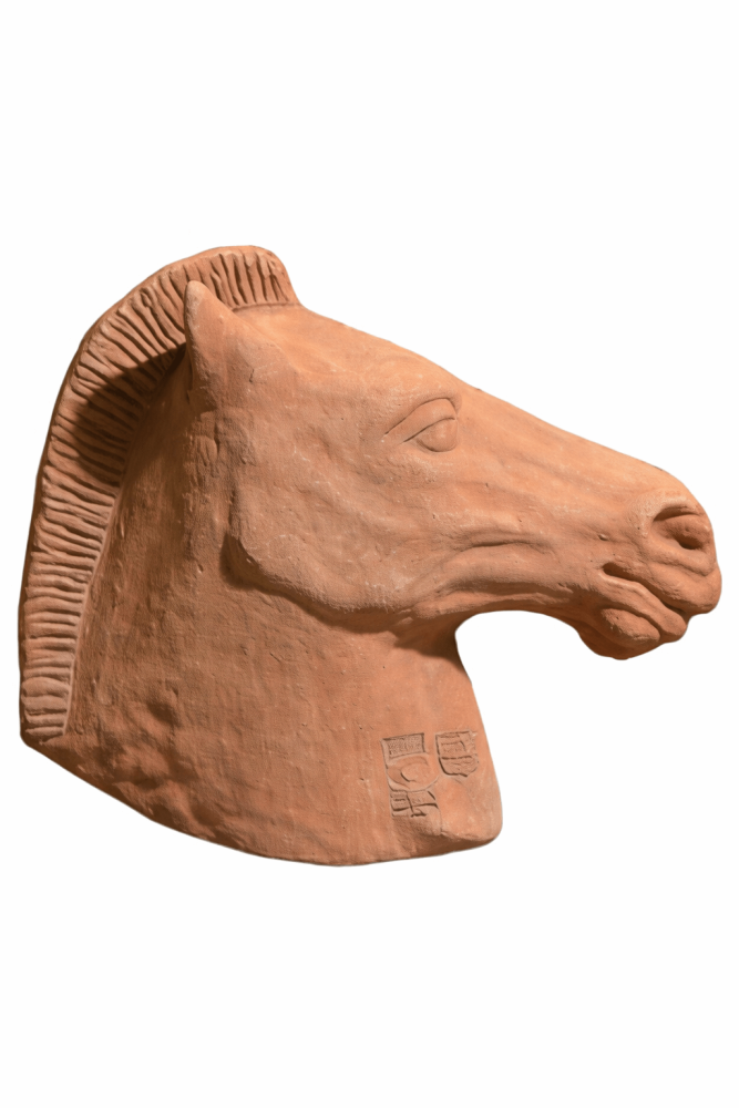 Tête de Cheval en Terre Cuite d’Impruneta