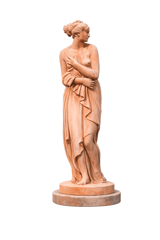 Venus Italica – statue de jardin classique en terracotta d’Impruneta