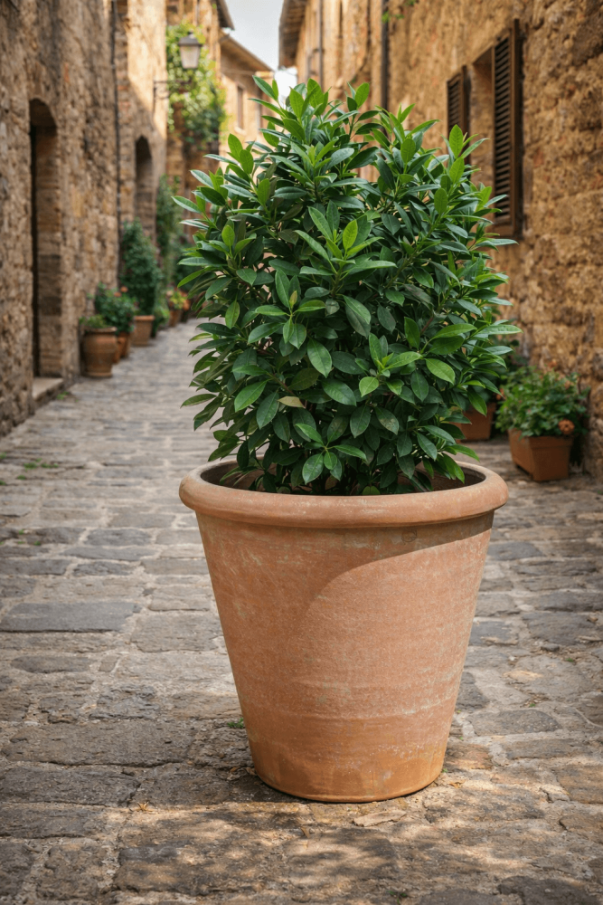 Pot en terre cuite Impruneta classique et rond - Vase Camelia