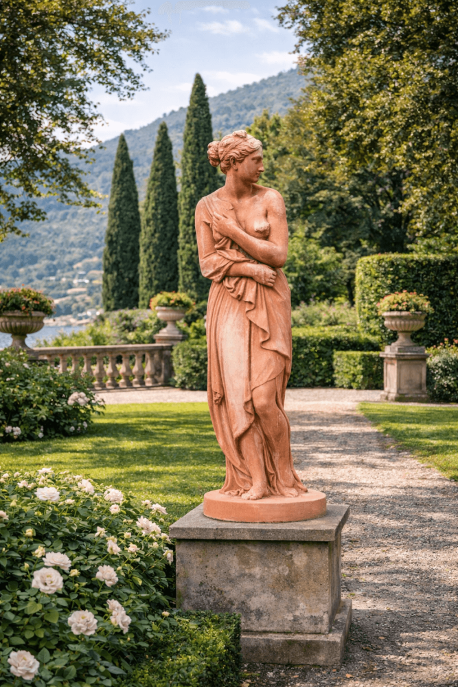 Venus Italica – statue de jardin classique en terracotta d’Impruneta